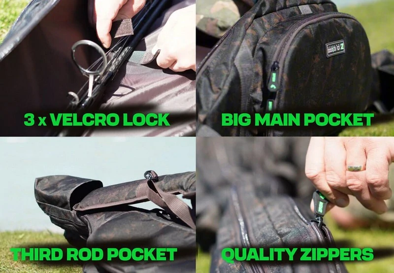 Zfish Pouzdro na 2 pruty Z-Core Elite Carp Holdall 2 Rods 195 cm