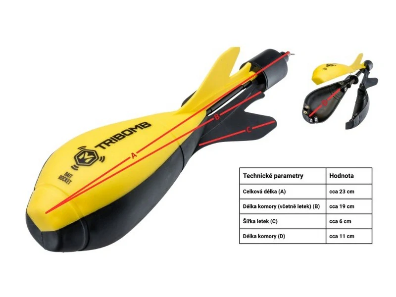 Mivardi Vnadící raketa Tribomb Bait Rocket