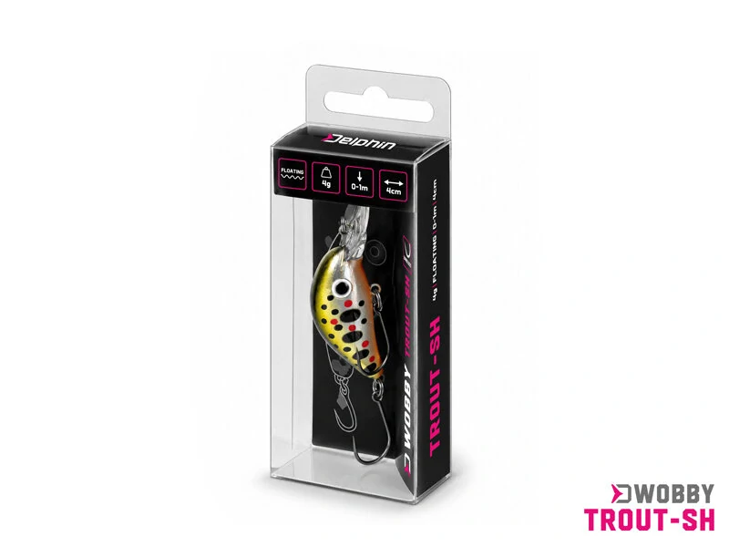 Delphin Wobler Wobby Trout-SH Perchy 4 cm 4 g