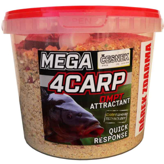 Krmítková směs 4CARP Česnek_kyblík_2kg+dip