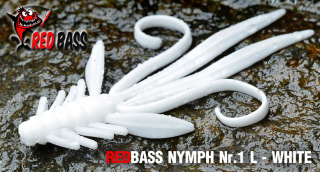 Nymfa REDBASS L - White / 80mm - 1ks