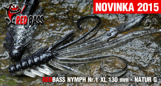 Nymfa REDBASS XL - Natur G /130mm - 1ks