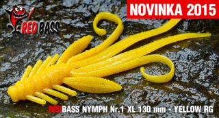 Nymfa REDBASS XL - Yellow /130mm - 1ks