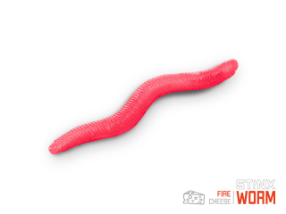 Umělá nástraha Delphin B! Stinx Worm Cheese_4cm_50ks_Fire