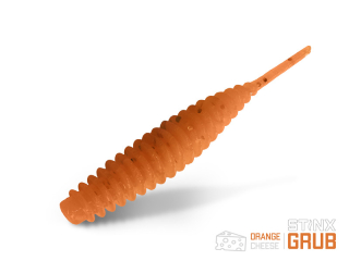 Umělá nástraha Delphin B! Stinx Grub Cheese_4cm_20ks_Orange