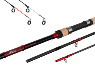 Prut Delphin Leeder Feeder+ 2špičky_360cm_120g_3díly