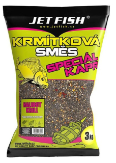 Jet Fish Krmítková směs Speciál Kapr_3kg_Halibut/Krill