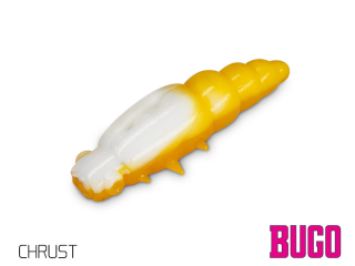 Umělá larva Delphin Bugo Cheese 4cm_Chrust_15ks