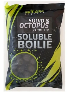 Stég Soluble boilie Oliheň/Chobotnice 1 kg 24 mm