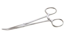Zfish Peán zahnutý Forceps Curved_15cm