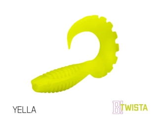 Umělá nástraha Delphin Twista UVs 8cm_Yella_5ks