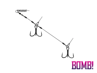 Montáž Delphin Bomb Twisto MultiTrap_10cm_#2_14kg_1ks