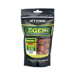 Jet Fish Extra tvrdé boilie Legend Range Banán/Chilli_250g_24mm