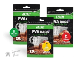 Zfish PVA Sáčky PVA Bags S_60 x 100 mm_20 ks
