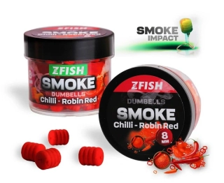 Zfish Smoke POP-UP Dumbells Chilli-Robin Red_20g_8mm