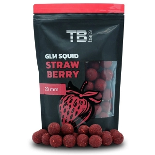 TB Baits Boilie GLM Squid Strawberry 250g 16mm