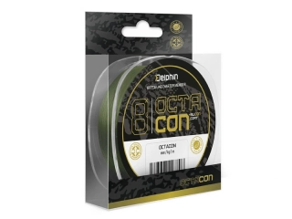Delphin Pletená šňůra OctaCON Zelená 135m 0,08mm 5,0kg