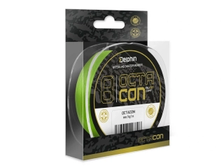 Delphin Pletená šňůra OctaCON Fluo zelená 135m 0,08mm 5,0kg