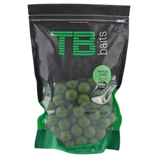 TB Baits Hard Boilie Garlic Liver 1 kg 24 mm