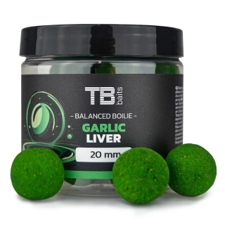 TB Baits Vyvážené Boilie Balanced + Atraktor Garlic Liver 100 g 16 mm