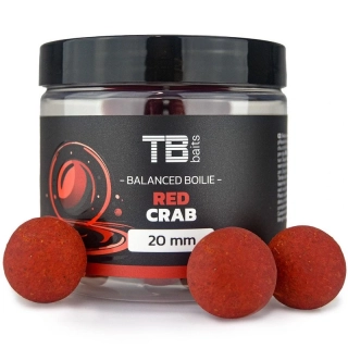 TB Baits Vyvážené Boilie Balanced + Atraktor Red Crab 100 g 16 mm