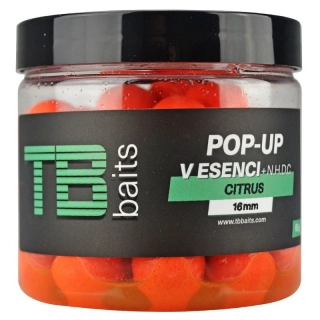 TB Baits Plovoucí Boilie Pop-Up Orange Citrus + NHDC 65 g 16 mm