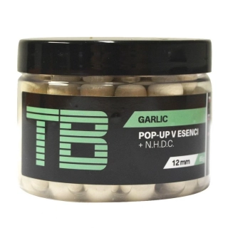 TB Baits Plovoucí Boilie Pop-Up White Garlic + NHDC 65 g 16 mm