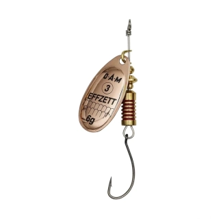 Třpytka DAM Singlehook Spinner 1 Copper 3 g