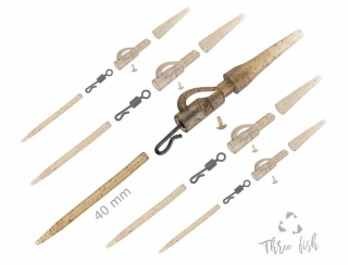 Zfish Závěska Lead Clip 3 in 1 Complete Set – 5 ks