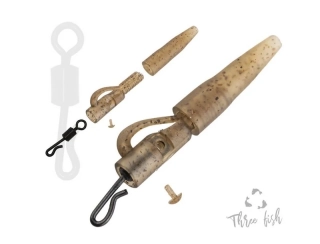 Zfish Závěska Lead Clip & Tail Rubber + QC – 6 ks
