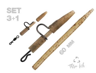 Zfish Závěska Heavy Duty Clip Complete Set 60 mm – 5 ks