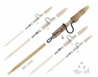 Zfish Závěska Heavy Duty Clip Complete Pin Set 60 mm – 5 ks