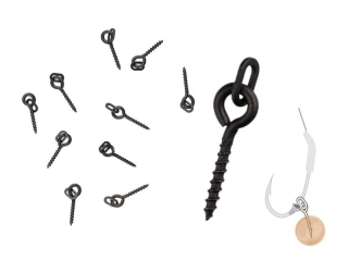 Zfish Vrtáček s kroužkem Bait Screw & Oval Ring 10 ks