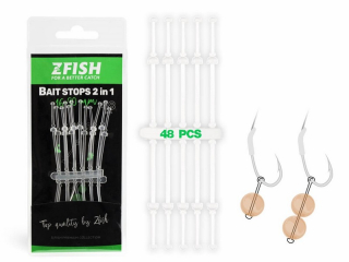 Zfish Zarážka Silicone Boilie Stops 16-30 mm - 48 ks