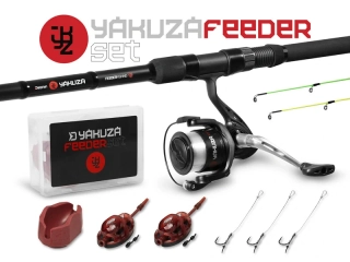 Delphin Feederový set YAKUZA 330 cm / 100 g / 3 díly + naviják 4T