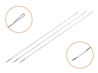 Delphin Prošívací jehla FISHY 18 cm - 3 ks