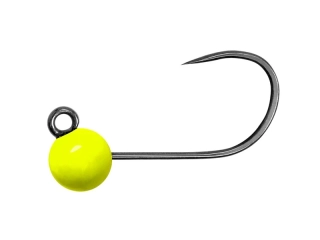 Delphin Wolframový jig T-AREA BL Fluo žlutý 4 mm / 0,6 g / #6 – 5 ks