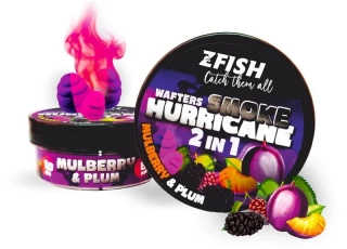Zfish Smoke Hurricane Wafters 2in1 Mulberry - Plum 30 g 8 - 10 mm