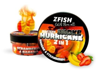 Zfish Smoke Hurricane Wafters 2in1 Strawberry - Banana 30 g 8 - 10 mm