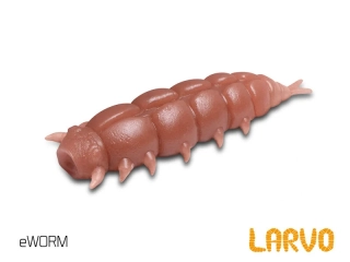 Delphin Umělá nástraha Larvo Cheese eWorm 3 cm 0,5 g - 15 ks