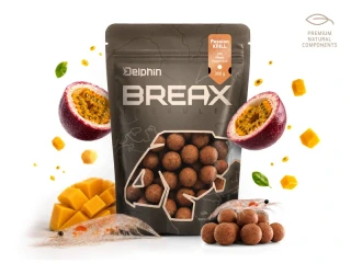 Delphin Boilies Breax PassionKrill - Krill-Mango 300 g 24 mm
