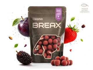 Delphin Boilies Breax SweetBerry - Moruše-Jahoda-Švestka 300 g 24 mm