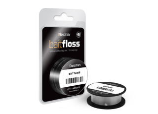 Návazcová šňůrka Delphin Hook Line Bait Floss bílá_20m_20lbs