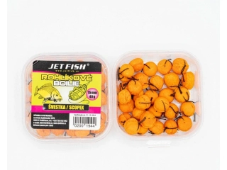 Jet Fish Rohlíkové boilie Švestka/Scopex_40g
