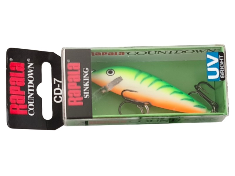 Rapala CountDown GTU - Green Tiger UV 7 cm