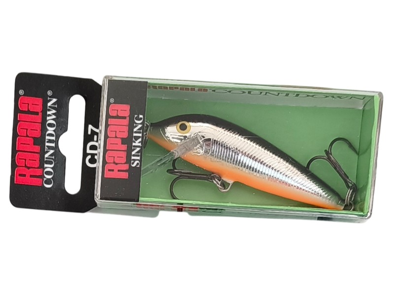 Rapala CountDown SO - Silver Orange Belly 7 cm