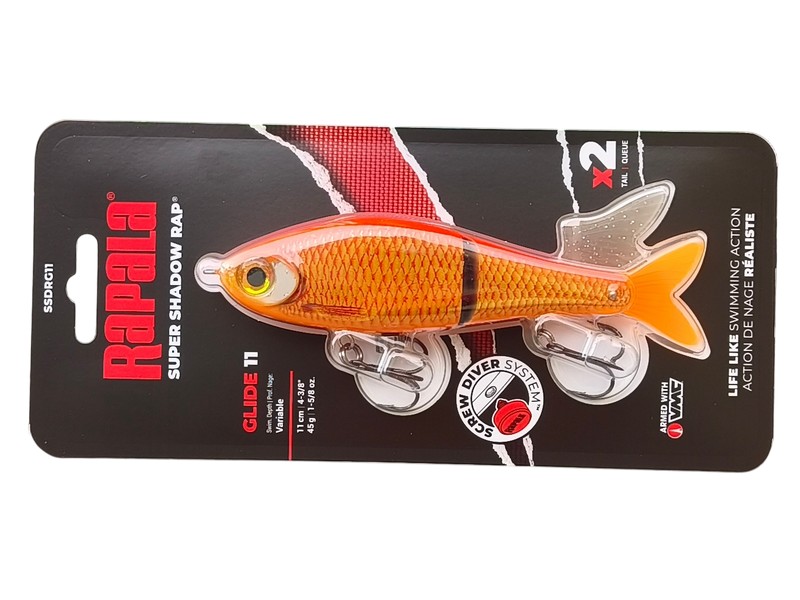 Rapala Super Shadow Rap Glide GF - Gold Fish 11 cm