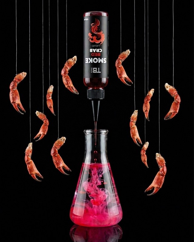 TB Baits Smoke Liquid Red Crab - atraktivní smoke liquid pro zatraktivnění nástrahy