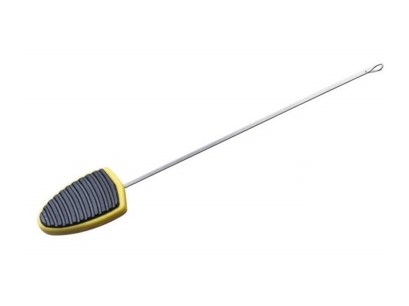 Zfish Jehla Stringer Needle. Prodloužená, vysoce odolná jehla s uzavíratelnou západkou, určená pro přípravu PVA pytlíků a punčoch nebo stringerů. Sklopný uzávěr zaručí, že se jehla nezachytí v síťce PVA. Vyrobeno z kvalitní nerezové oceli s komfortní plastovou rukojetí pro držení. Délka: 13 cm