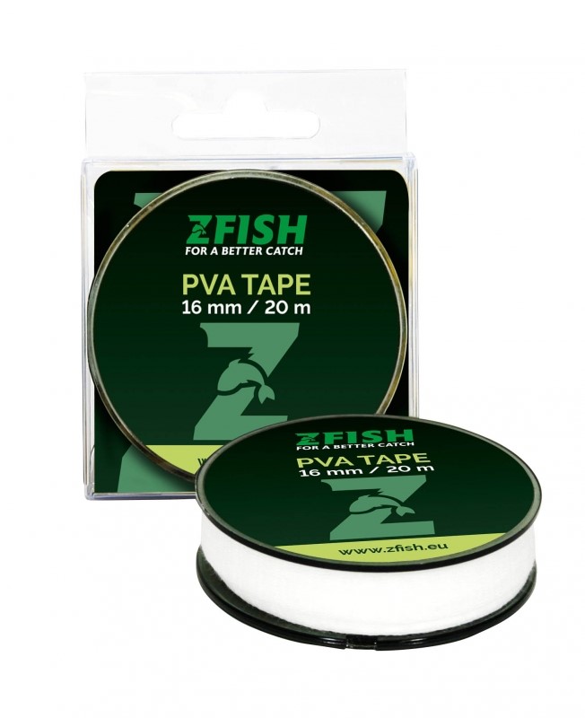 Zfish PVA Páska. Vysoce kvalitní, a dokonale rozpustná PVA páska. Podrží vaši návnadu i při prudkém náhozu.